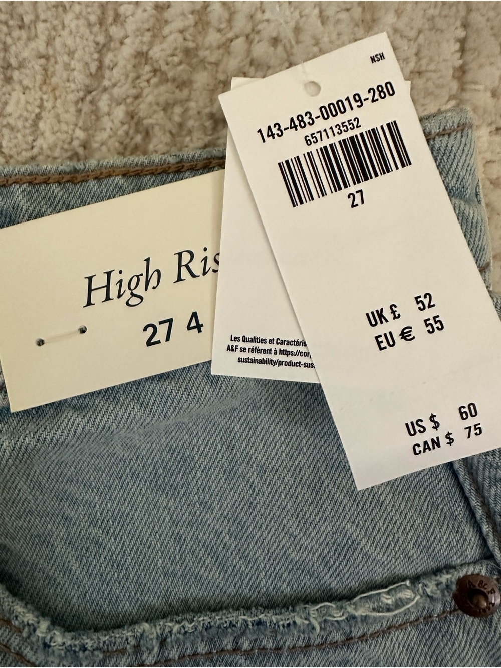 Abercrombie Jean Mini Skirt - Picture 4 of 4